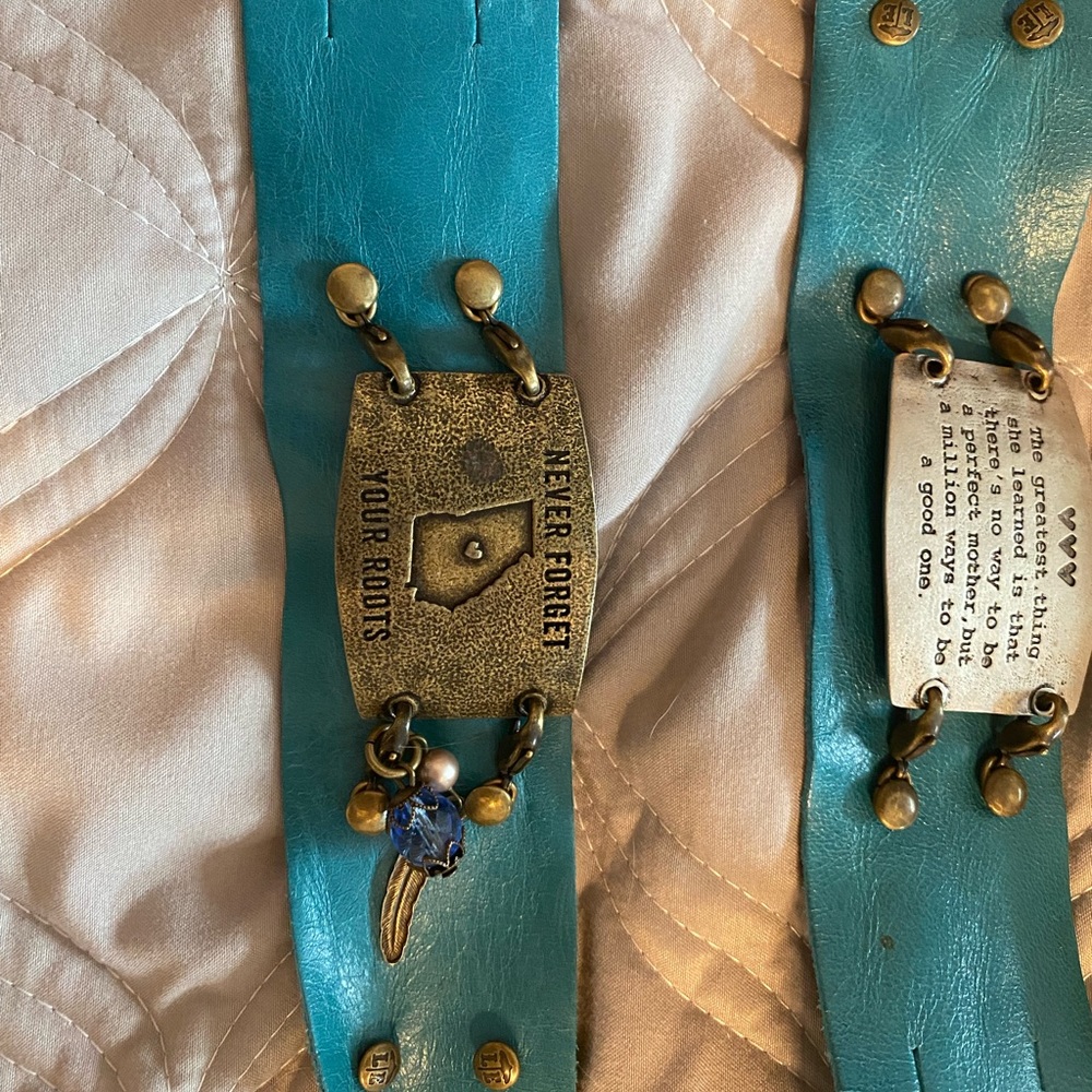 Lenny & Eva leather cuff bracelets